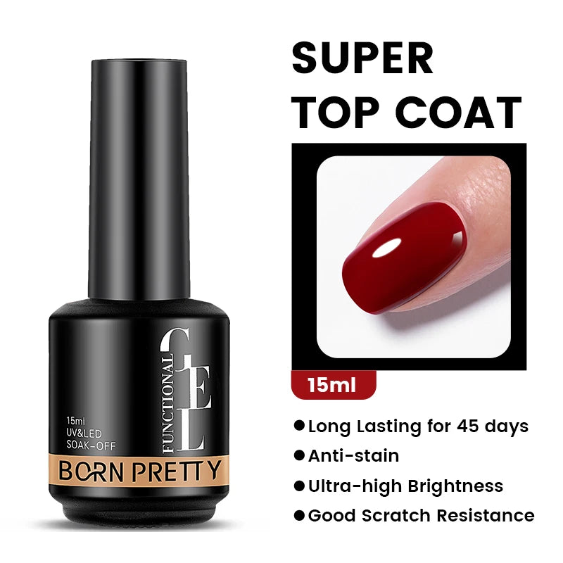 BORN PRETTY Rubber Base Gel –  15 мл