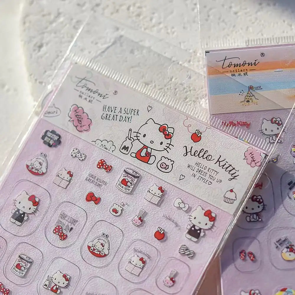 3D Стикери за Нокти Hello Kitty