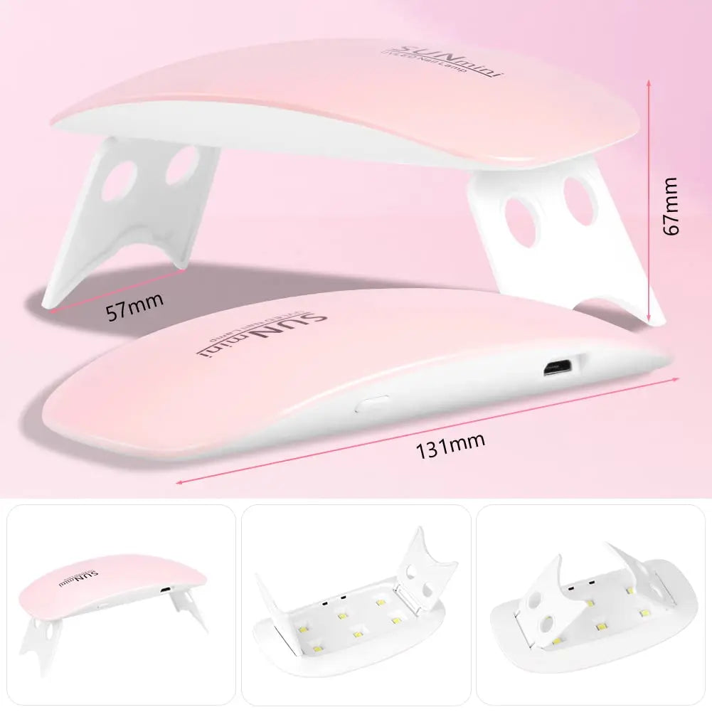 Сгъваема UV/LED лампа за нокти 6W