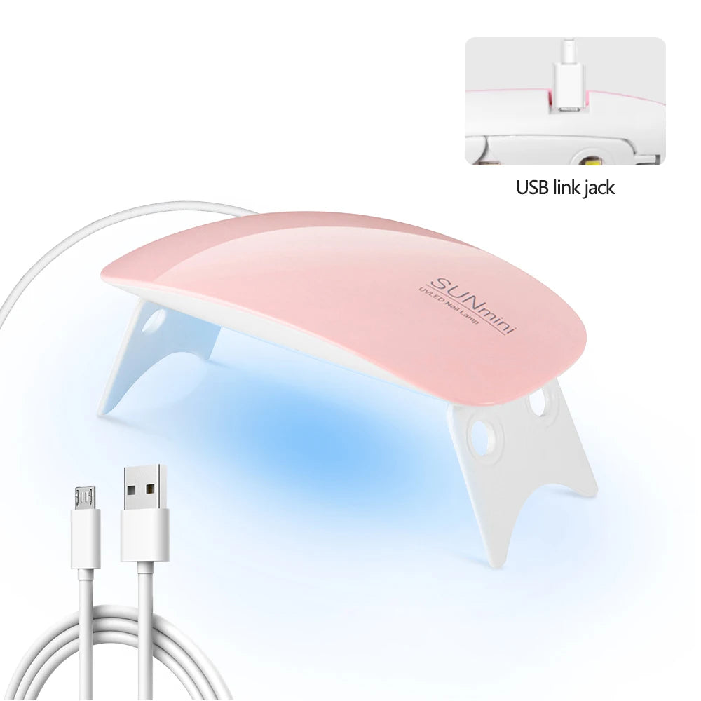 Сгъваема UV/LED лампа за нокти 6W