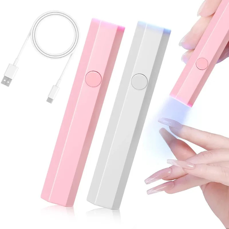 Преносима мини лампа за нокти – LED/UV сушилник с USB