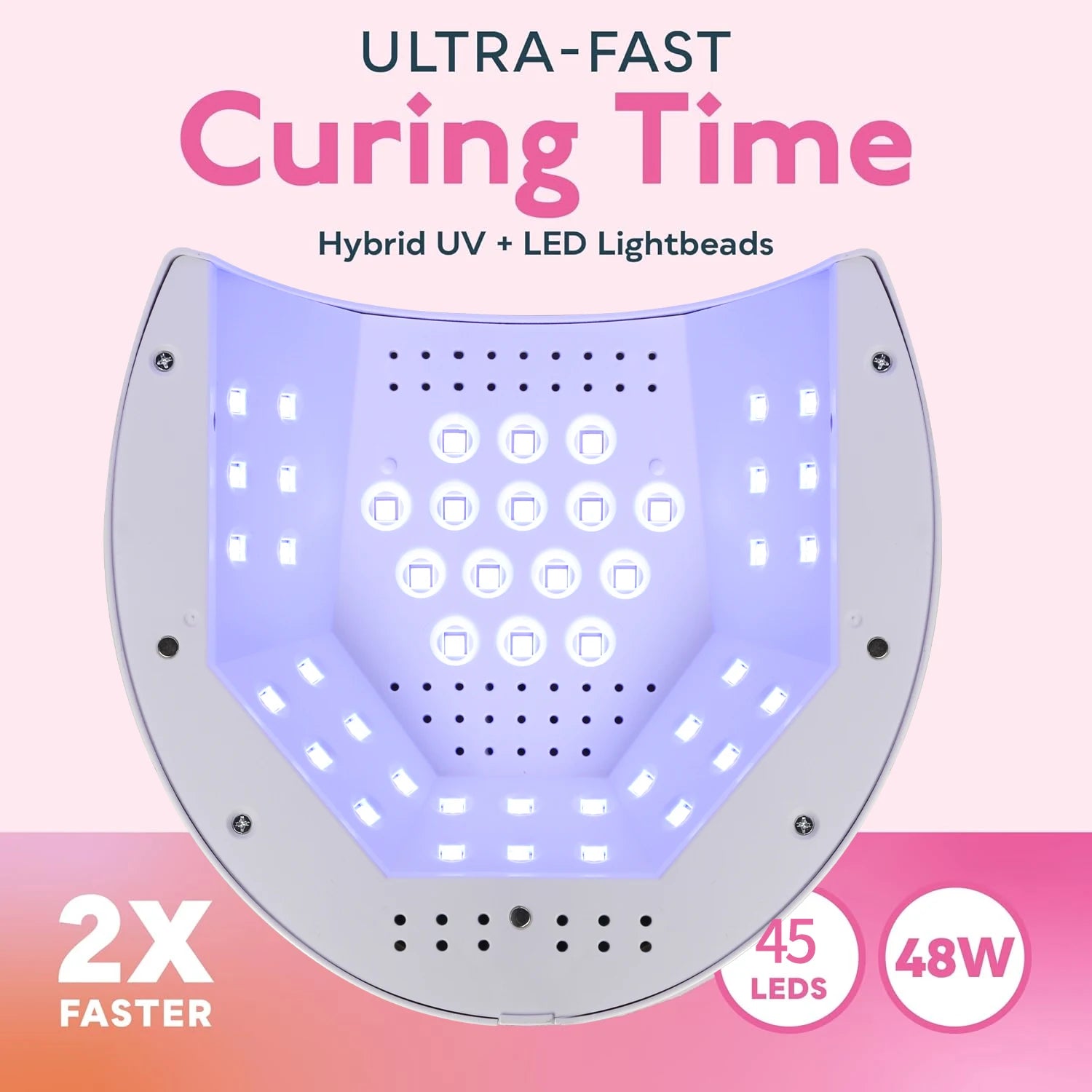 Тайминг UV/LED лампа за нокти 48W