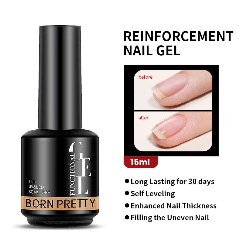 BORN PRETTY Rubber Base Gel –  15 мл