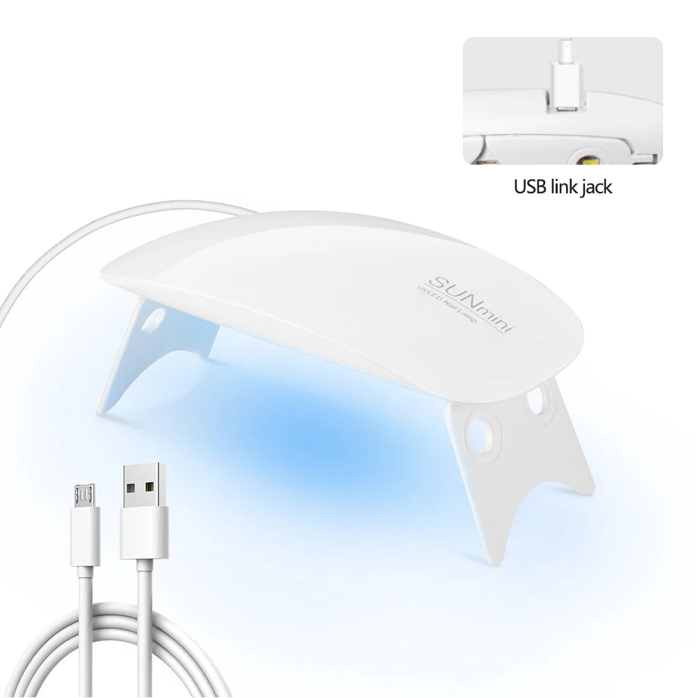 Сгъваема UV/LED лампа за нокти 6W