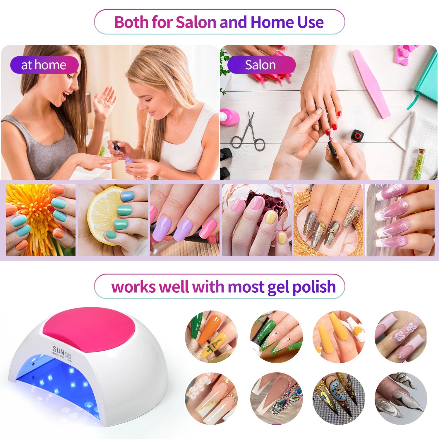 Безжична UV/LED лампа за нокти