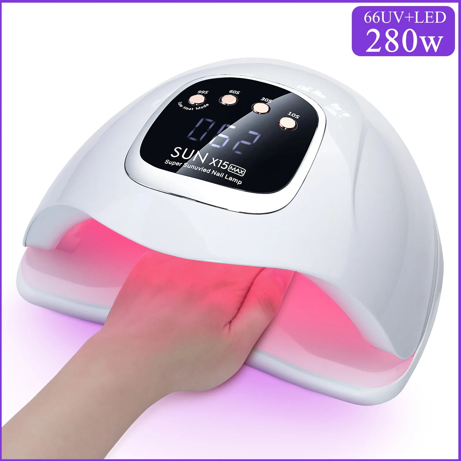 Безжична UV/LED лампа 48 W за маникюр